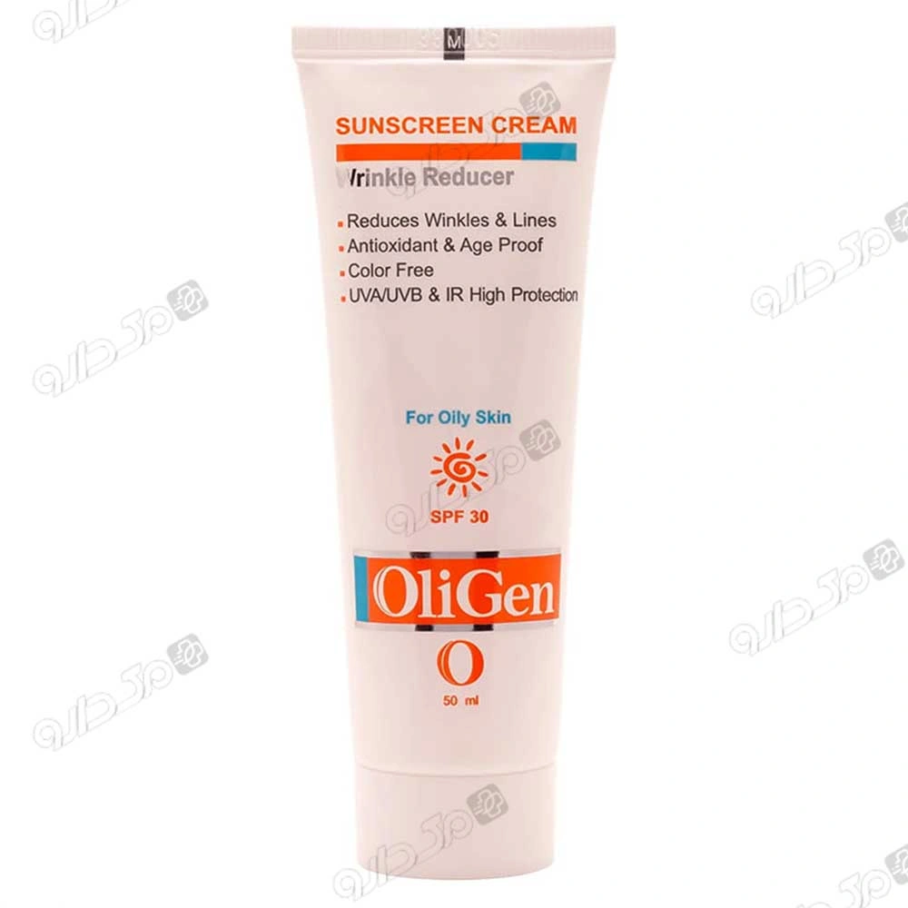 کرم ضد آفتاب و ضد چروک پوست چرب SPF30 الی ژن